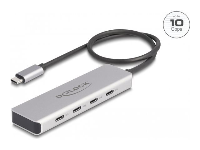 Delock Hub - 10 Gbps, mit 35 cm Anschlusskabel