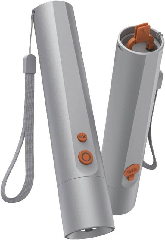 Hama LED-Taschenlampe "FL350-C", aufladbar, Aluminium, 4 Modi + SOS