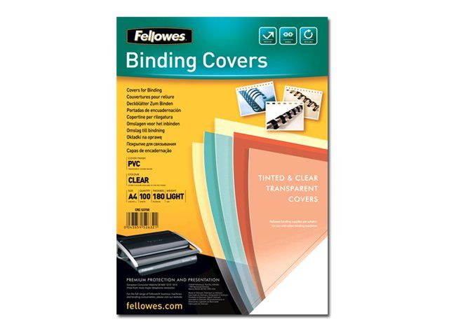Fellowes A4 (210 x 297 mm) - 180 Mikron - klar