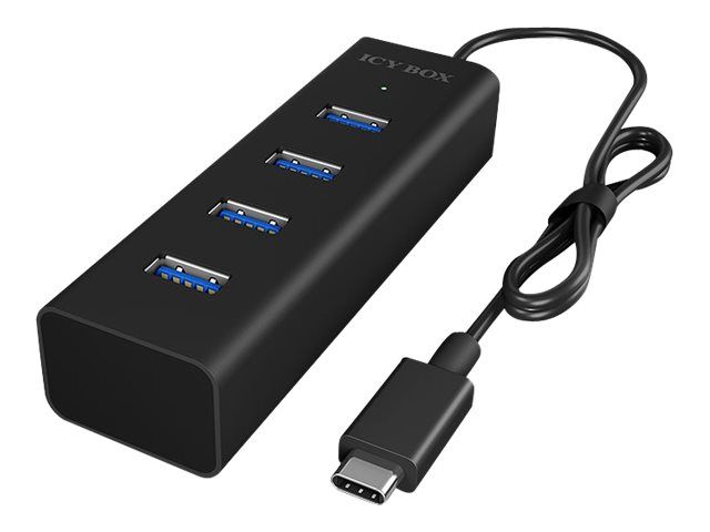 ICY BOX IB-Hub1409-C3 - Hub - 4 x SuperSpeed USB 3.0
