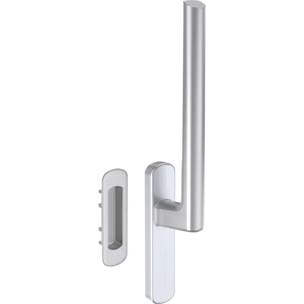 MACO HS Griffgarnitur 12, innen, TS 69-78 mm, Alu silber eloxiert (103638)