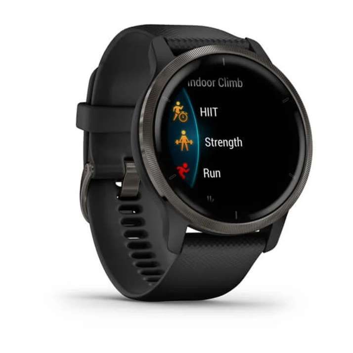 Garmin VENU 2, Schwarz/Schiefergrau