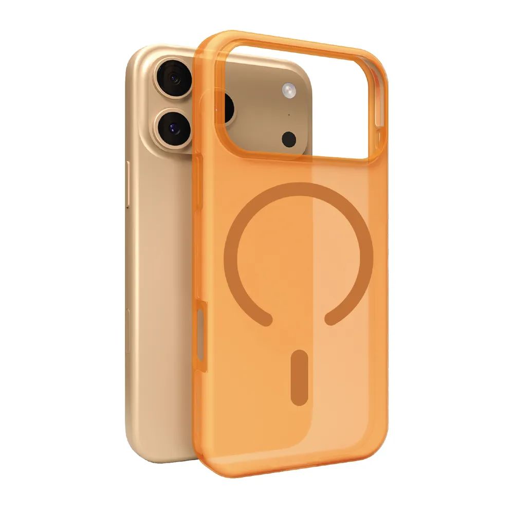 PURO DAYLIGHT MagSafe kompatibles Cover für iPhone 17 PRO MAX, orange