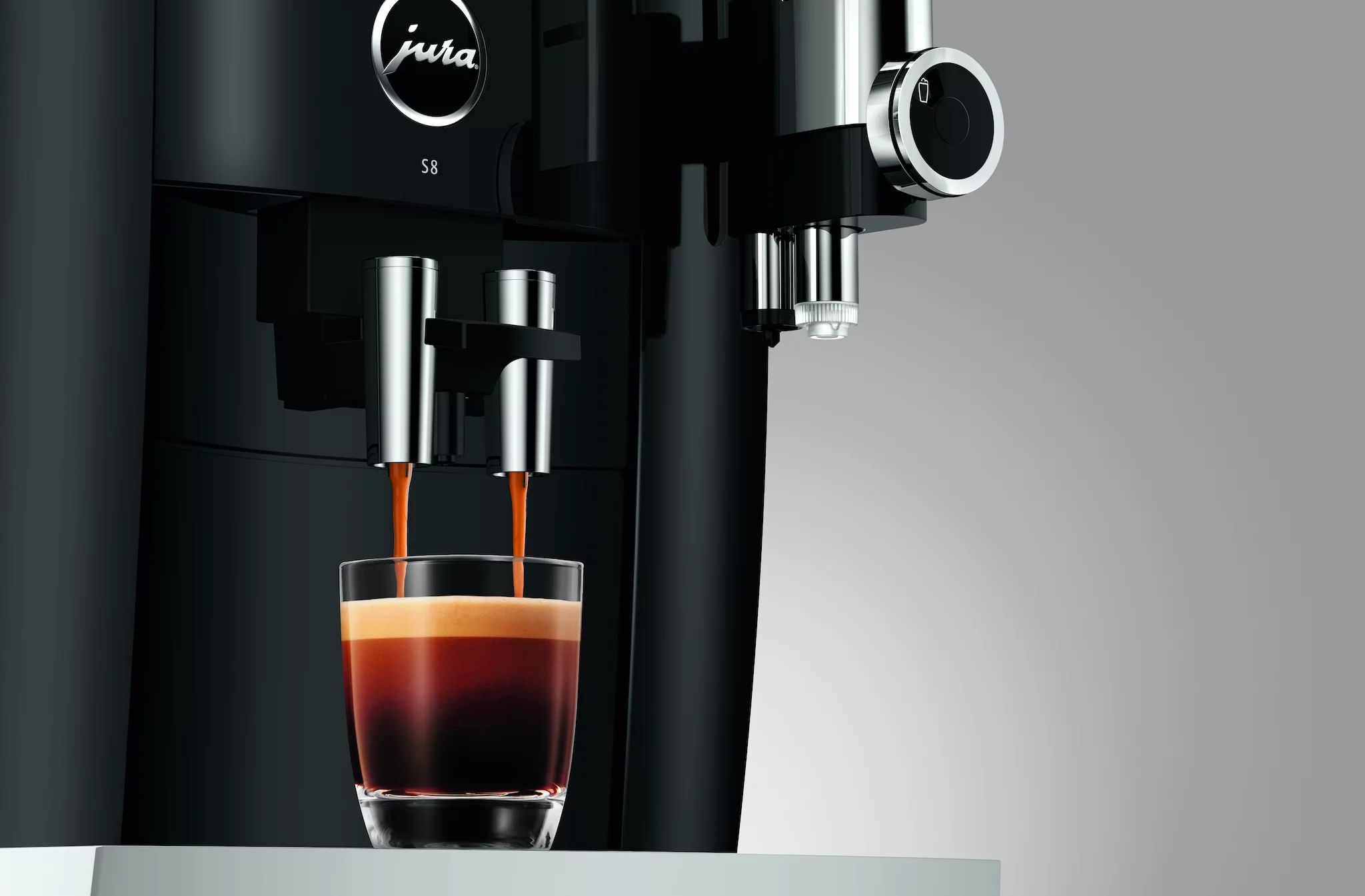 Jura S8 (EB), Piano Black