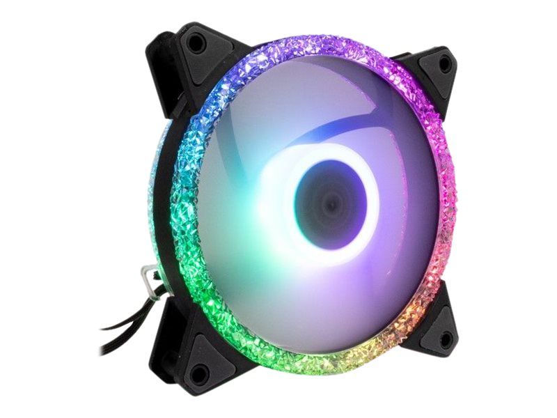 Inter-Tech Argus RS-071 RGB - Gehäuselüfter - 120 mm