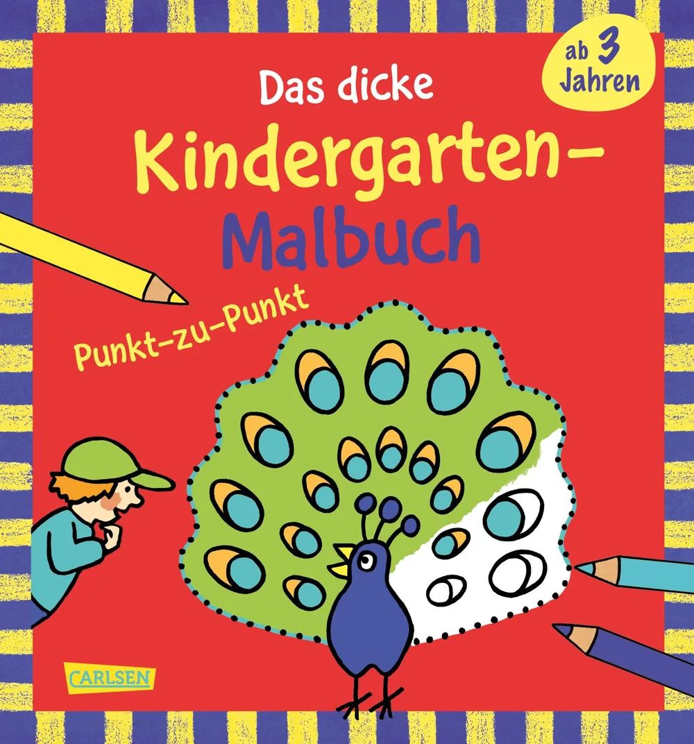 Carlsen Verlag GmbH Das dicke KiGa-Malb Punkt-zu-Punkt