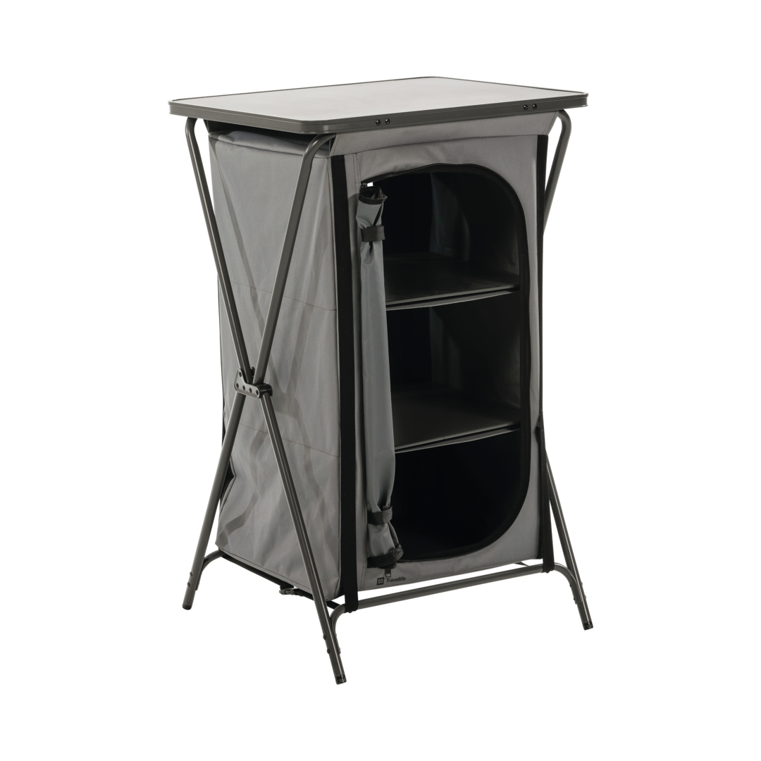 Travellife Vorratsschrank TOLEDO niedrig dark grey