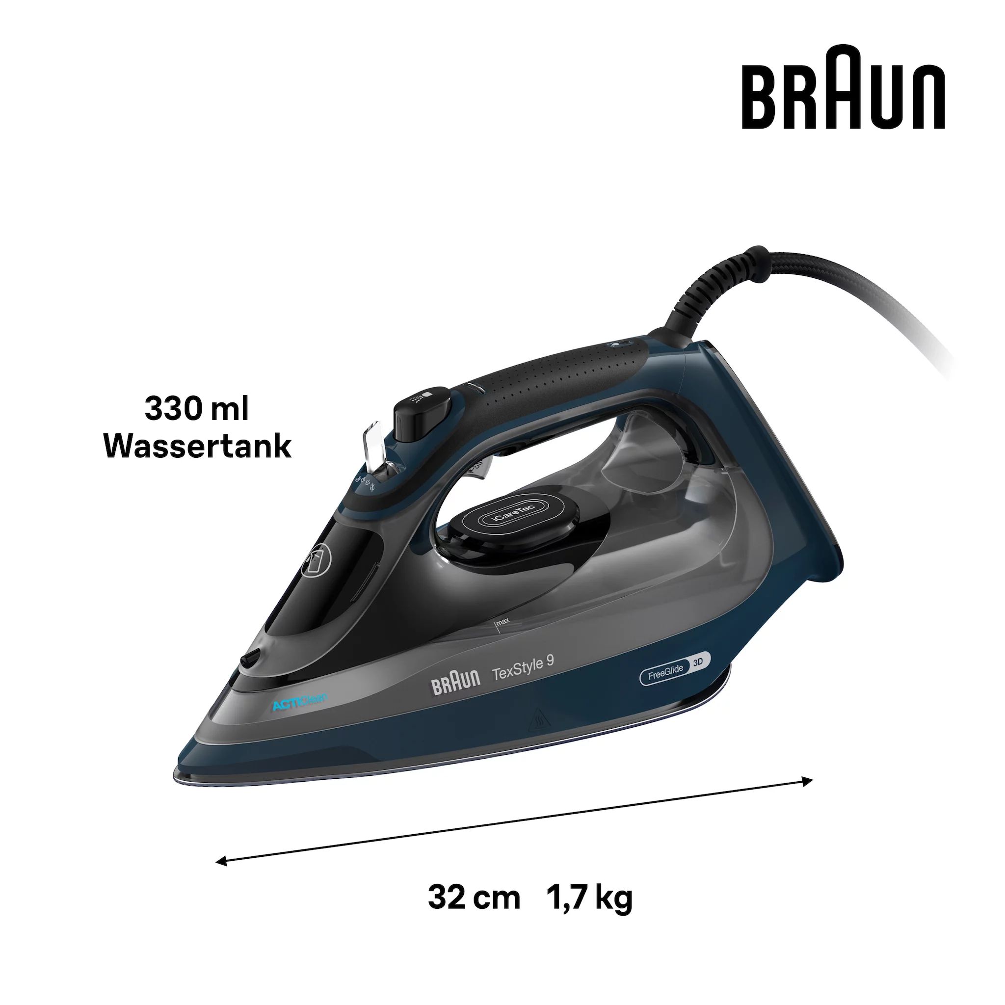 Braun SI9682DB Dampfbügeleisen