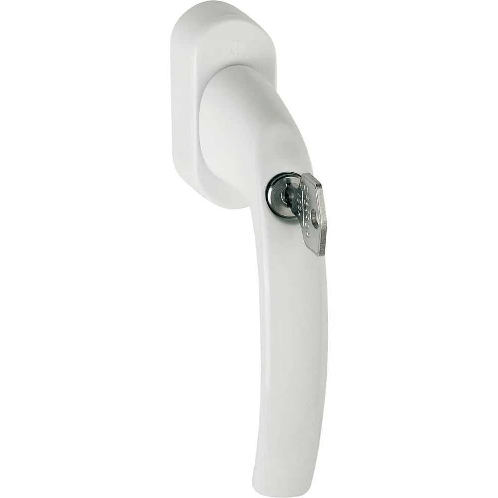 HOPPE Fenstergriff ATLANTA sperrbar Secustik, Aluminium weiß