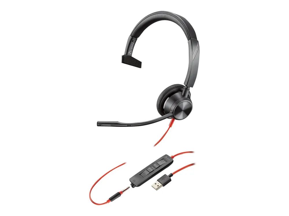 Poly Blackwire 3315 - 3300 Series - Headset - On-Ear