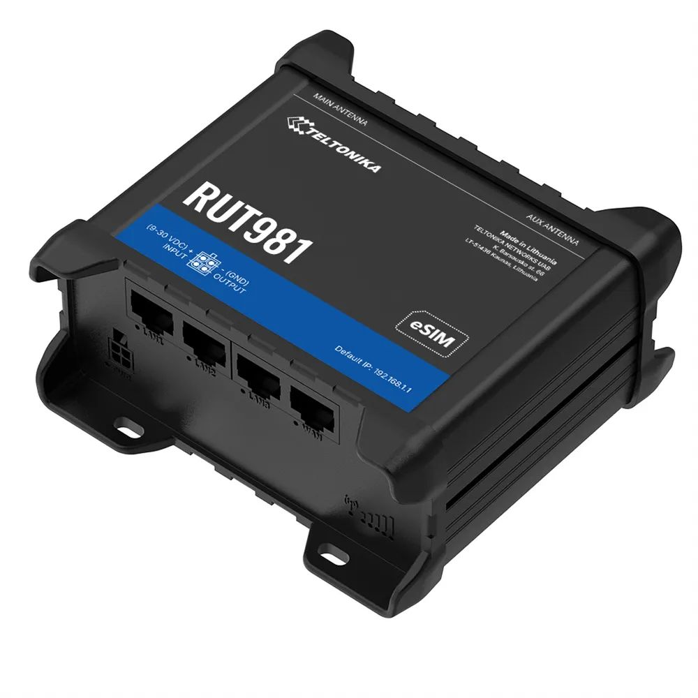 Teltonika RUT981 - Wireless Router - WWAN 3-Port-Switch