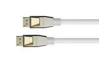 PYTHON Alcasa DP20-PY020W - 2 m - HDMI Typ A (Standard) - HDMI Typ A (Standard) - 54 Gbit/s - Weiß