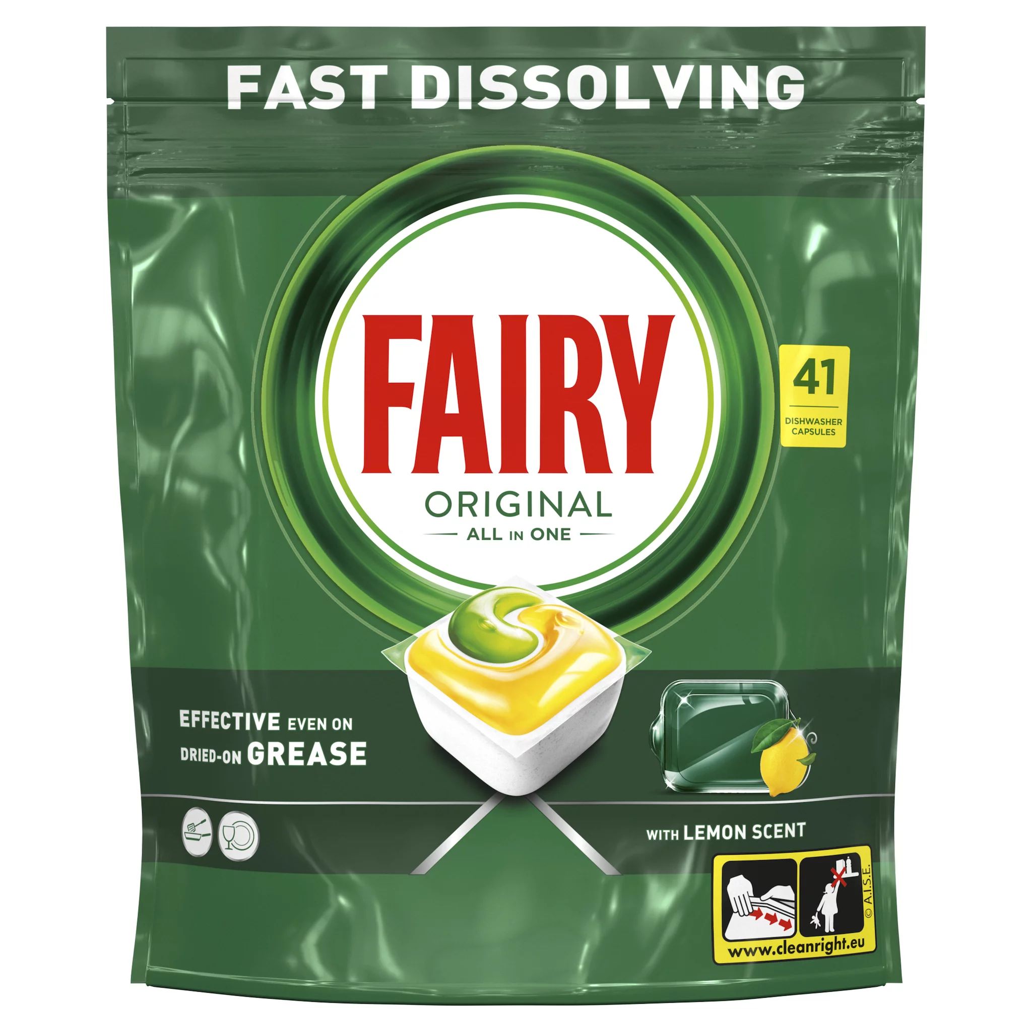 Fairy Tabs All-in-One Zitrone, 41 Stk.