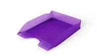 Durable Briefablagen Basic A4-C4 stapelbar lila transparent