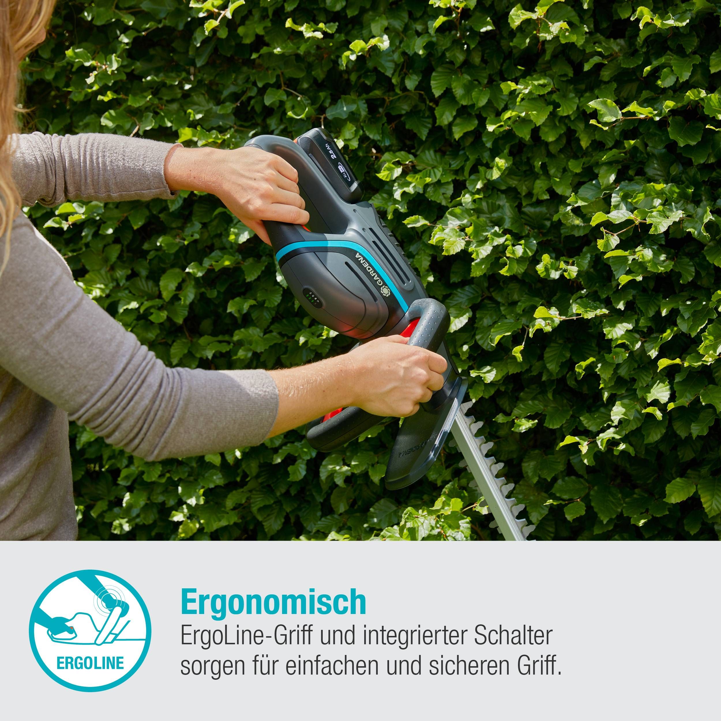 Gardena Akku-Heckenschere ComfortCut 50/18V-P4A solo