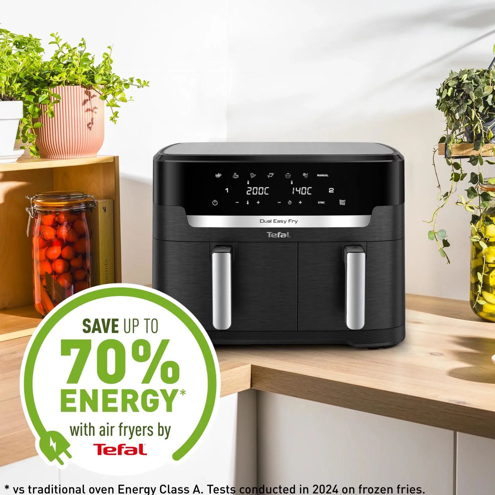 Tefal EY9428 Dual Easy Fry XXL 11L Black