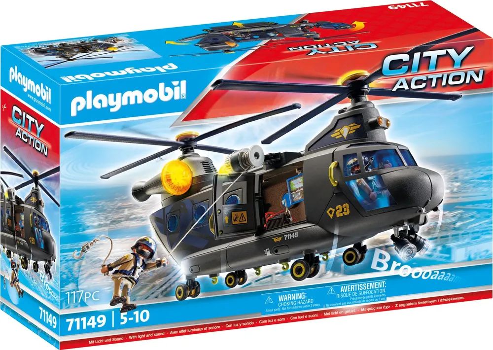 PLAYMOBIL City Action SWAT-Rettungsflugzeug - Aktion/Abenteuer - 5 Jahr(e) - Mehrfarbig