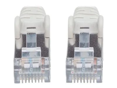 Intellinet Network Patch Cable, Cat7 Cable/Cat6A Plugs, 0.25m, Grey, Copper, S/FTP, LSOH / LSZH, PVC, RJ45, Gold Plated Contacts, Snagless, Booted, Lifetime Warranty, Polybag - Patch-Kabel - RJ-45 (M)