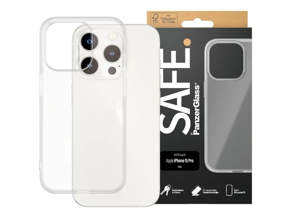 PanzerGlass SAFE. by PanzerGlass - Hintere Abdeckung für Mobiltelefon