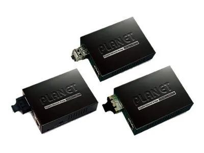 Planet GT-806A15 - Medienkonverter - 1GbE - 10Base-T, 1000Base-LX, 100Base-TX, 1000Base-T - RJ-45 / SC Single-Modus - bis zu 15 km - 1310 (TX)