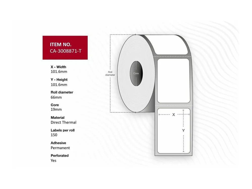 Capture Label Direct thermal Uncoated Permanent