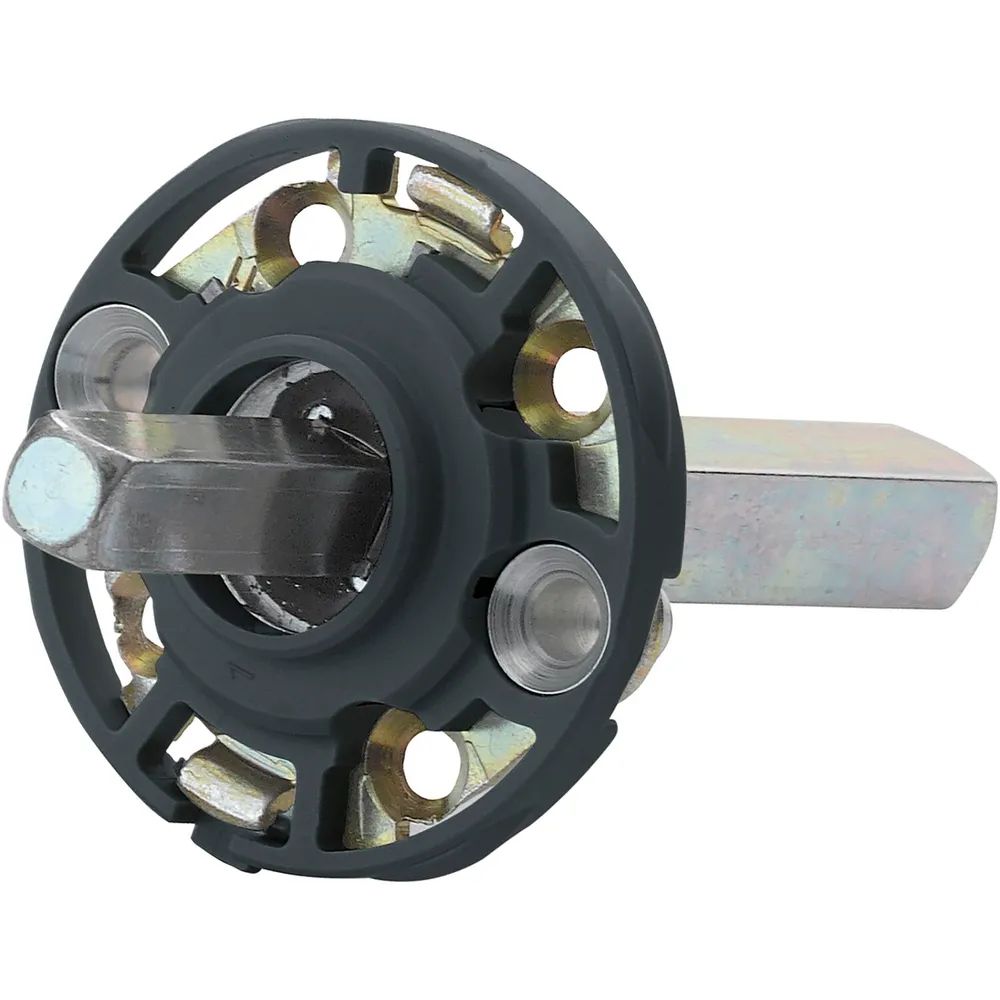 HOPPE Montagemodul UP19/RFL rund, Vierkant 10/72 mm, Stahl schwarz