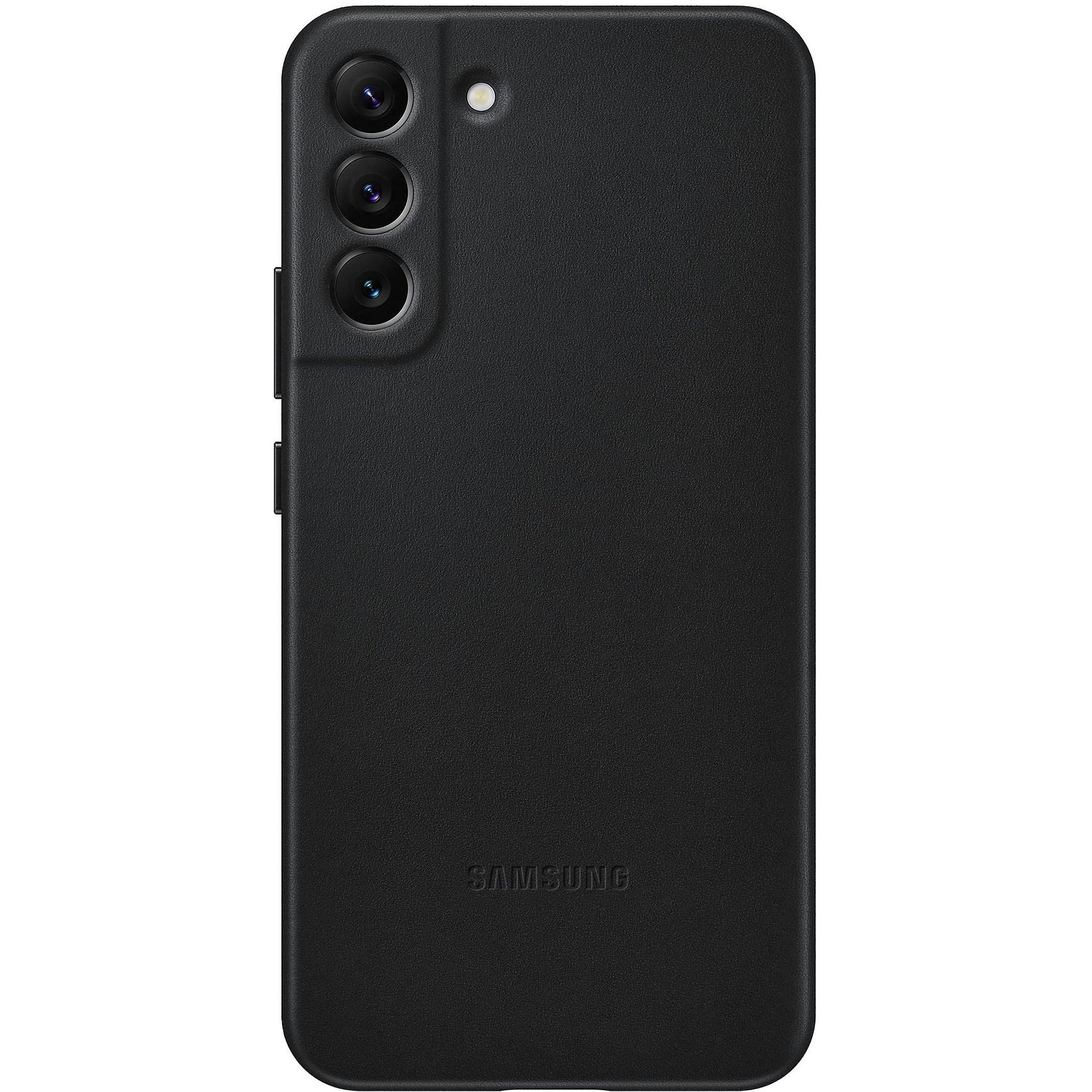 Samsung Leather Cover "EF-VS906" für Galaxy S22+, Schwarz