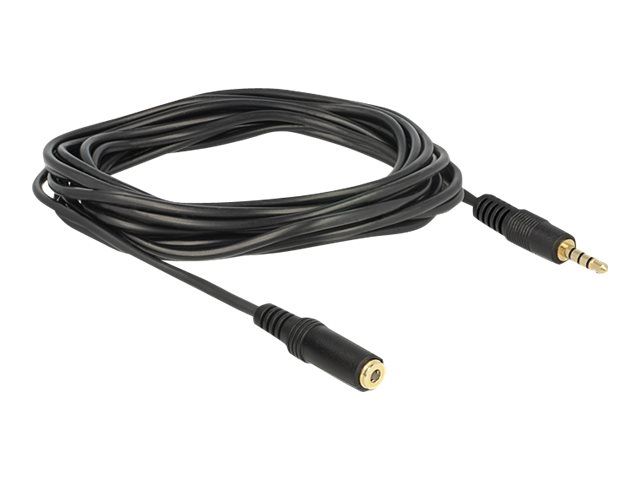 Delock Headset-Erweiterungskabel - 4-poliger Mini-Stecker männlich zu 4-poliger Mini-Stecker weiblich