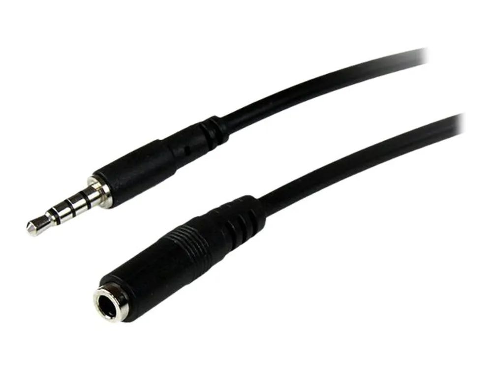 StarTech.com 2m 4 Pol. 3,5mm Klinke Verlängerungskabel