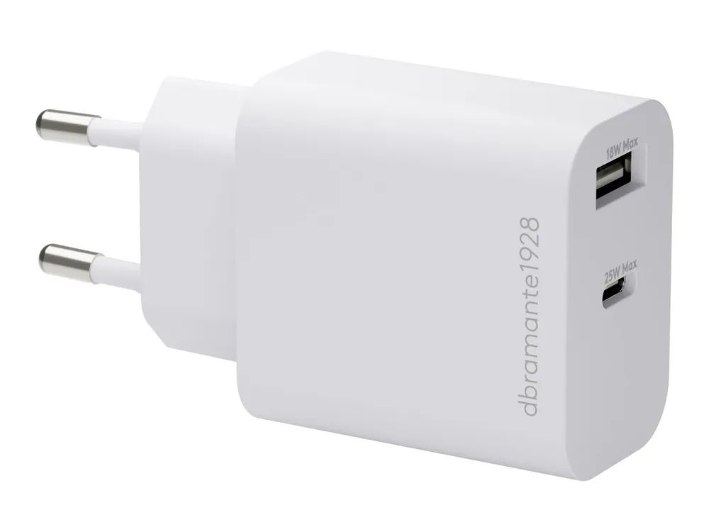 dbramante1928 re-charge - Netzteil - 25 Watt - 2 Ausgabeanschlussstellen (USB-C, USB)