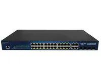 ALLNET Switch smart managed Layer2• PoE Budget 370W• 24x at• 4x SFP• 19""• - Switch - 56 Gbps