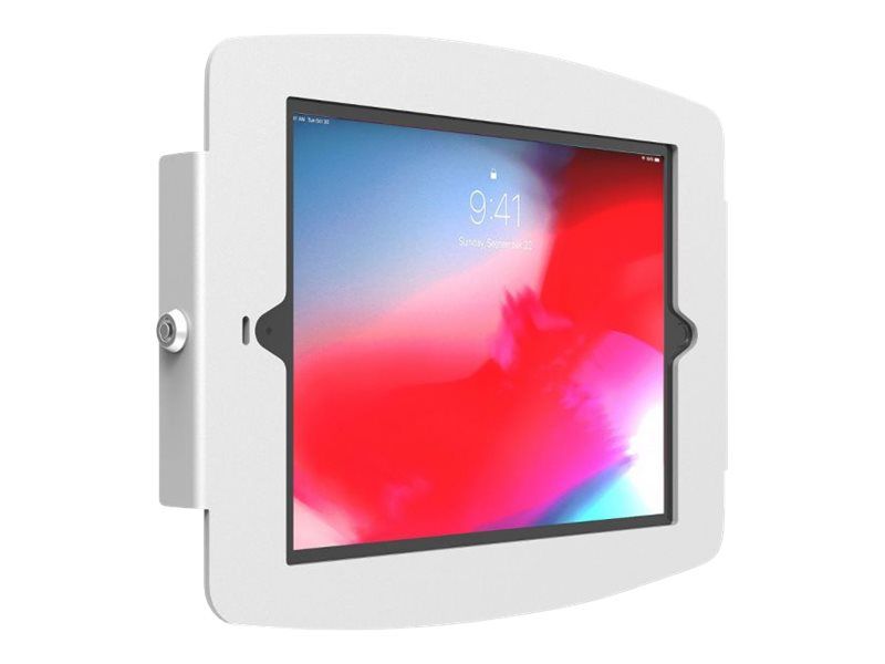 Compulocks iPad 10.2" Space Enclosure Wall Mount - Gehäuse - für Tablett - verriegelbar - hochwertiges Aluminium - weiß - Bildschirmgröße: 25.9 cm (10.2")