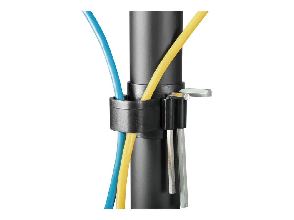 Neomounts FPMA-D550D3 - Befestigungskit - Voll beweglich - für 3 LCD-Anzeigen - Stahl - Schwarz - Bildschirmgröße: 25.4-68.6 cm (10"-27")