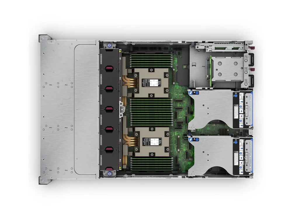 HPE ProLiant DL385 Gen11 Network Choice - Server - Rack-Montage - 2U - zweiweg - 1 x EPYC 9115 / 2.6 GHz - RAM 64 GB - SATA/SAS - Hot-Swap 8.9 cm (3.5")