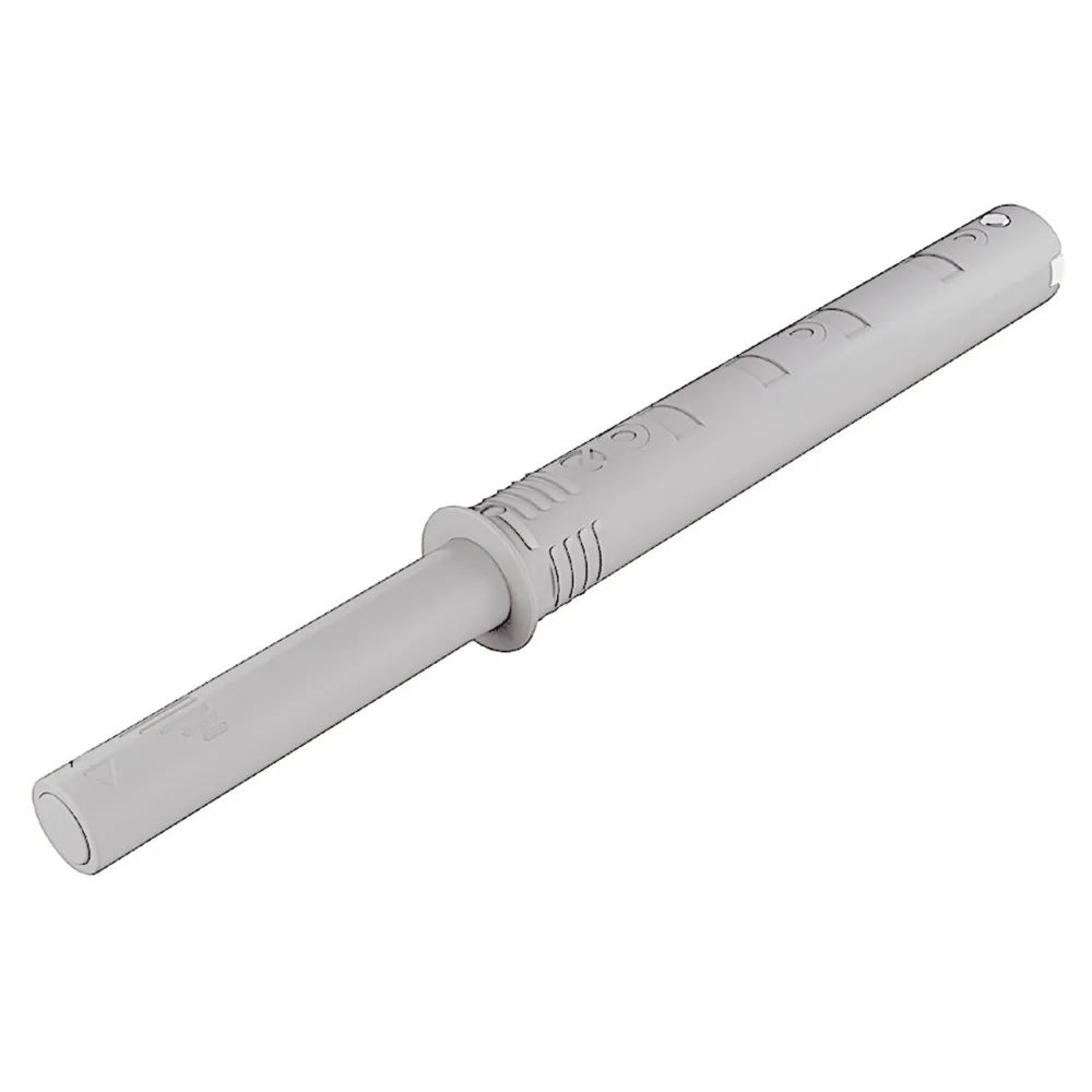 ITALIANA FERRAMENTA K-Push Tech Druckschnapper mit Puffer, Hub 37 mm, grau