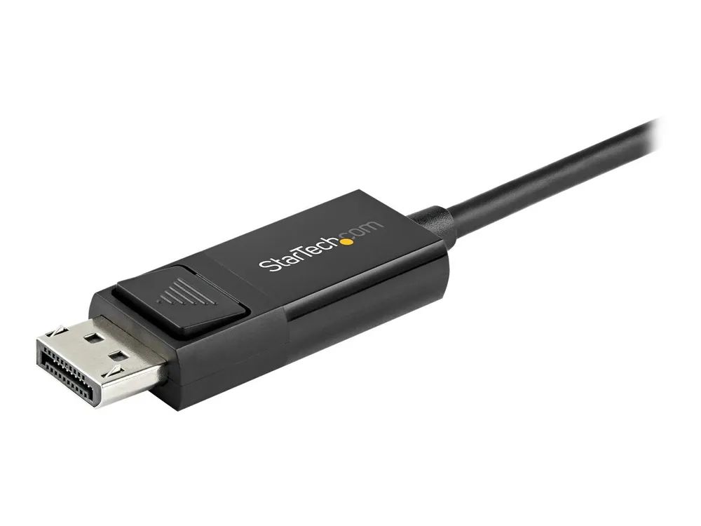 StarTech.com 2m USB-C auf DisplayPort-Kabel - 4K - bidirektional - DisplayPort-Kabel - 24 pin USB-C (M)