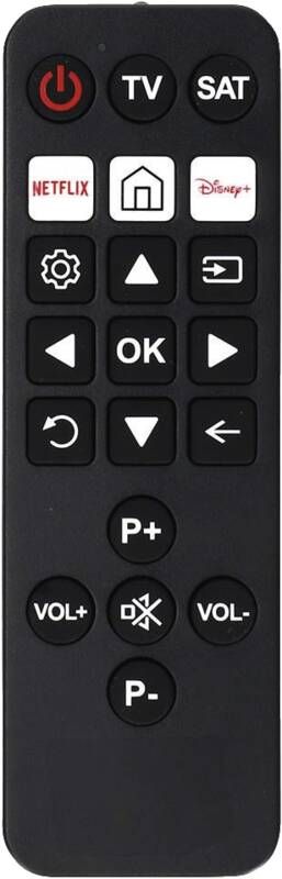 Nedis Senior-Fernbedienung TVRC23SNBK für alle TV