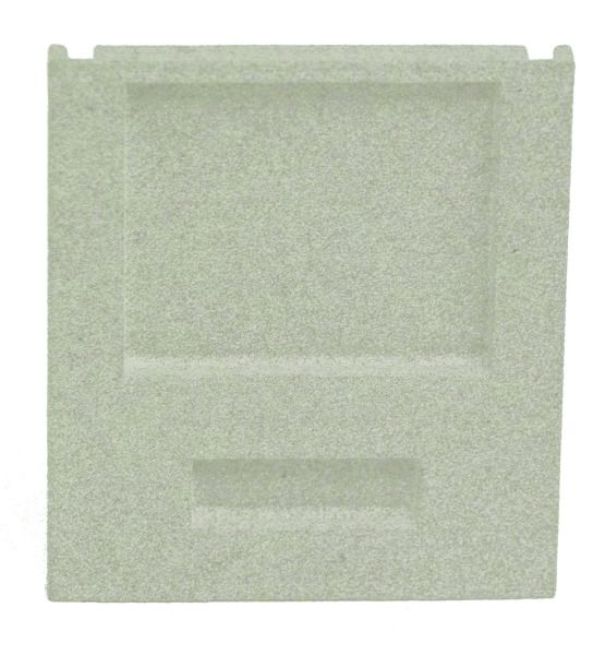 SMARTLED PVC Endkappe für LED Montageprofil BETON ohne Kabelauslass