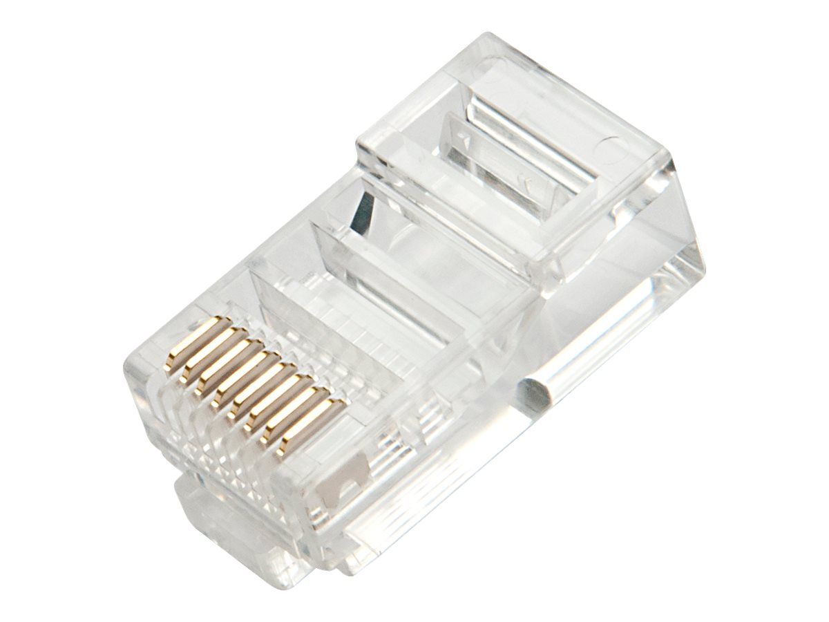 Lindy Netzwerkanschluss - RJ-45 (M) - UTP - CAT 5e - durchsichtig - (Anzahl pro Packung: 10)