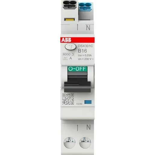 ABB FLEXLINE FI/LS 6KA 1+N B 16A / ABB DSX301C B16 A30 2CSR255165R1165