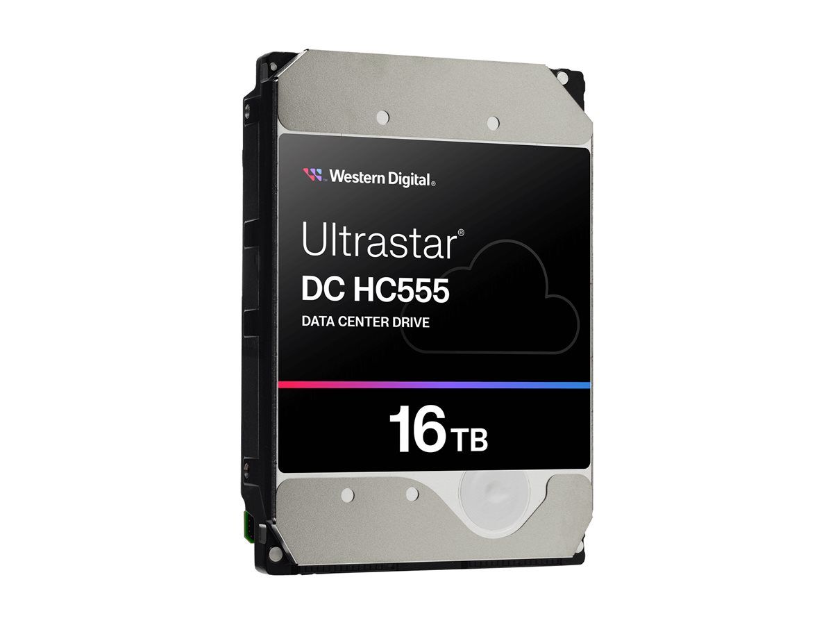 WD Ultrastar DC HC555 - Festplatte - Datencenter - 16 TB - intern - 3.5" (8.9 cm)