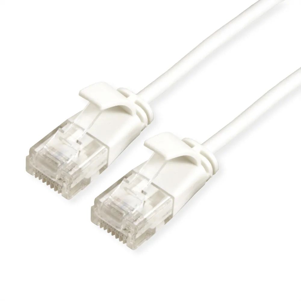 ROLINE UTP DataCenter Patchkabel Cat.6A (Class EA), LSOH, slim, weiß, 2 m