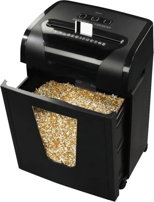Hama Aktenvernichter "Prime M100", Schredder mit Sicherheitsstufe P5 T5 E4