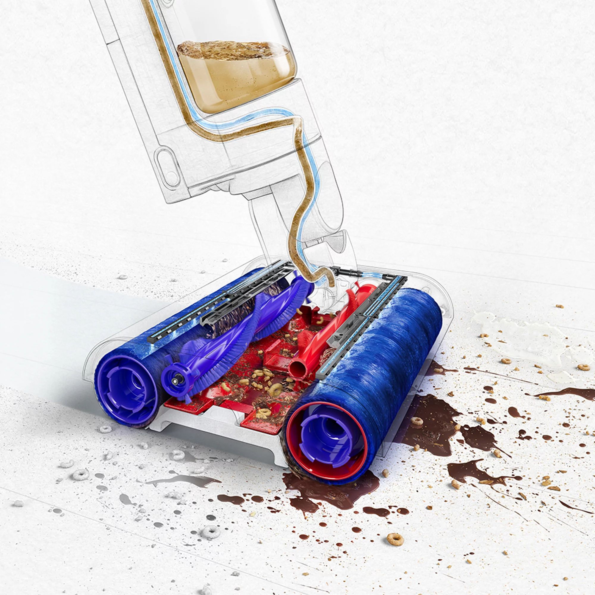 Dyson WashG1, Mattschwarz/Ultramarin