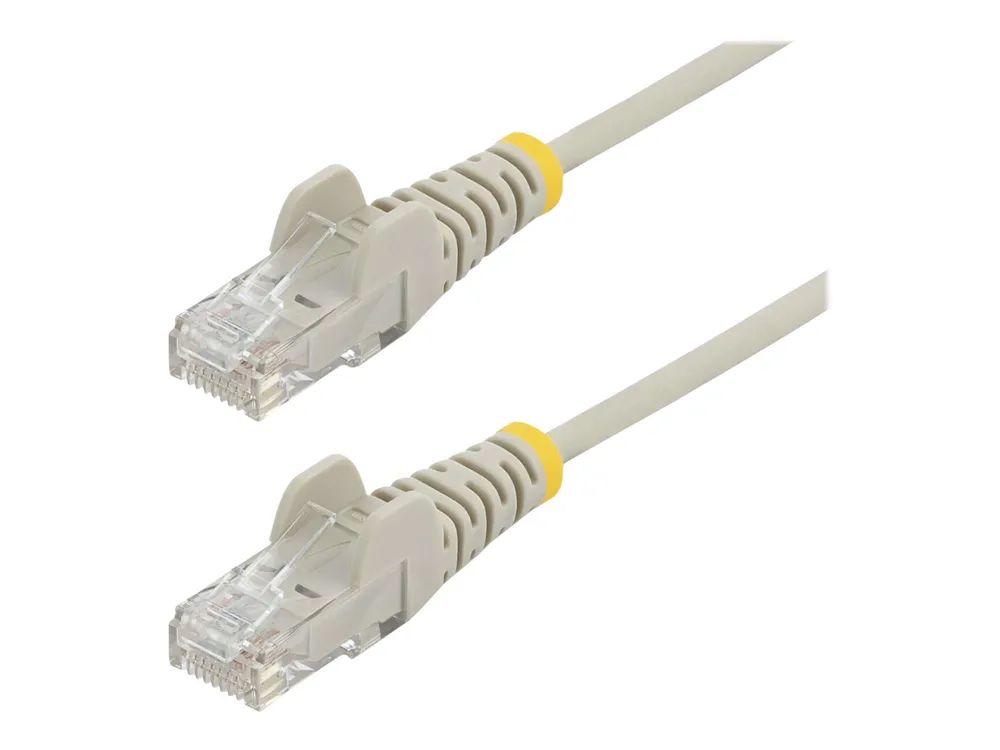 StarTech.com 0,5 m Cat6-Kabel - Grau - Schlankes Patchkabel - Snagless - Patch-Kabel - RJ-45 (M)