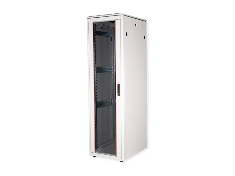 ROLINE Pro - Schrank Netzwerkschrank - mit Glastür, 600 x 800 mm (B x T)