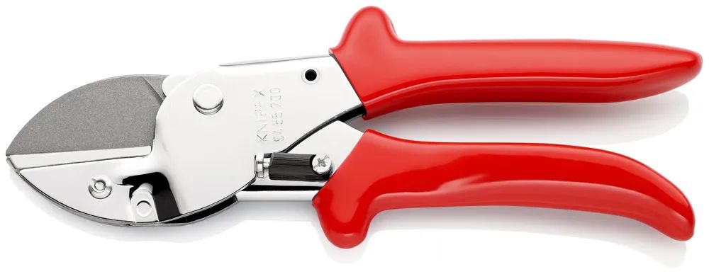 KNIPEX Amboss-Schere mit Kunststoff-Hüllen verchromt 200 mm