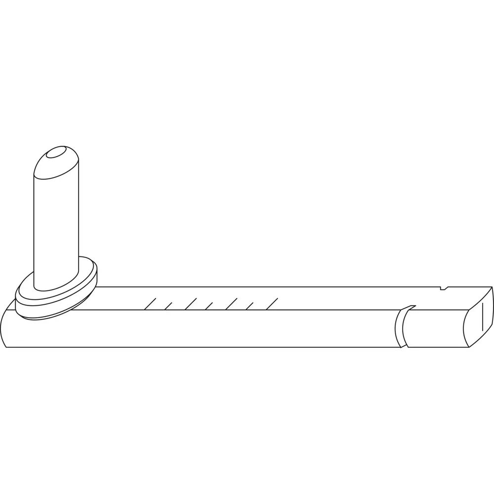 MACO RUSTICO Ladenverstellkloben BLR fix Gr. L165, schwarz (209425)