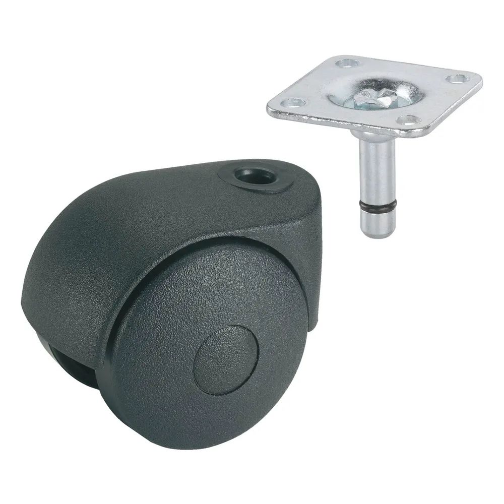 DÖRNER + HELMER Doppel-Lenkrolle One 40 mm 20 kg Platte