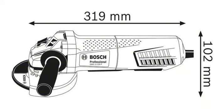 Bosch Professional GWS 11-125 P